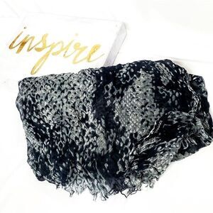Tahari Snakeskin Print Large Modal Scarf